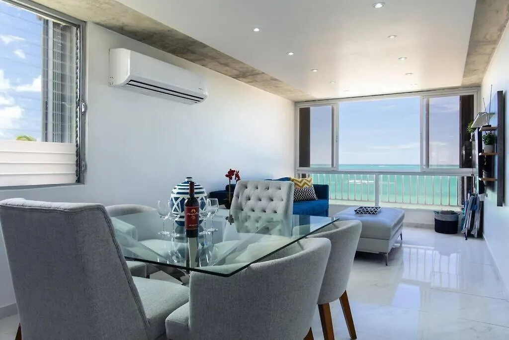Apartmán Esperanza Beach 2Bdr 2B Oceanfront Pool Parking San Juan
