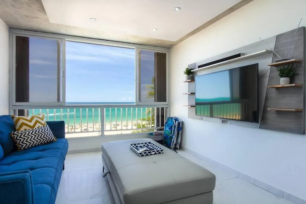 Apartmán Esperanza Beach 2Bdr 2B Oceanfront Pool Parking San Juan Portoriko